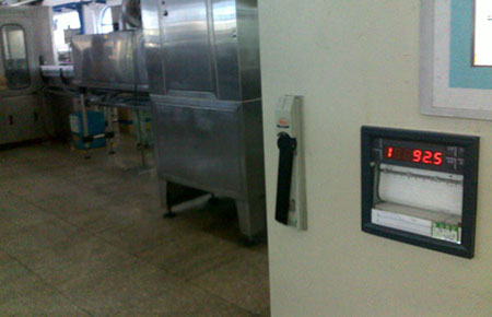 LR系列有紙記錄儀在娃哈哈得到廣泛應用